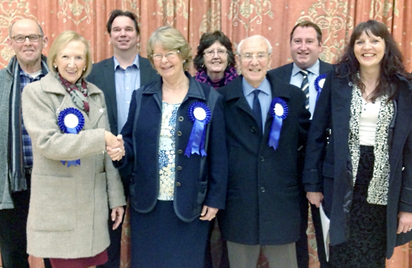 Pat Mewis' Campaign Team at the Count