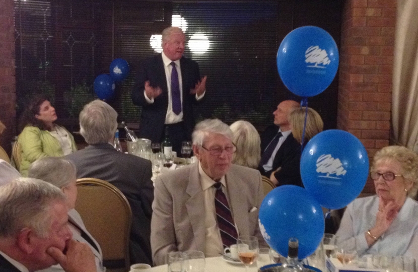 Sir Edward Leigh addresses the Victory Dinner