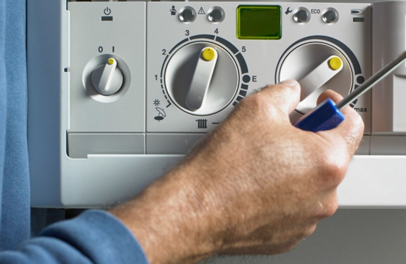 Repairing a gas boiler