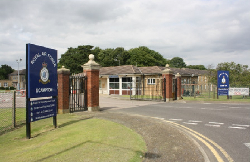 Gates of RAF Scampton