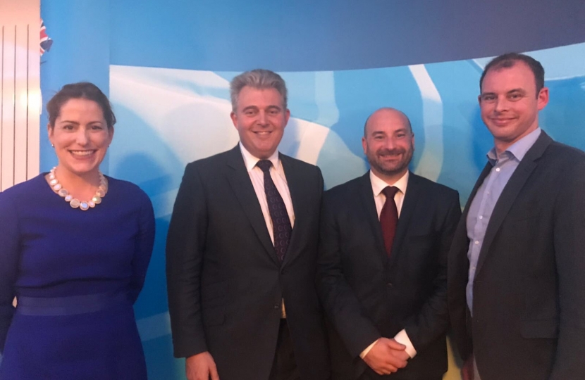 Victoria Atkins MP, Brandon Lewis MP, Commissioner Marc Jones and Matt Warman MP