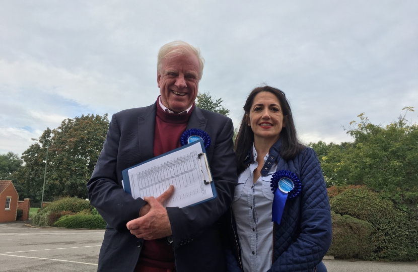 Sir Edward Leigh MP and Cllr. Jane Ellis