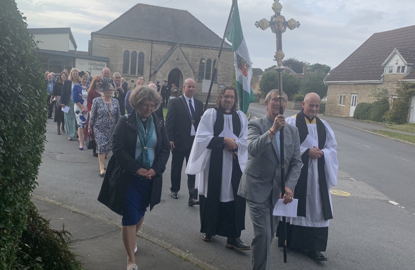 Civic Service procession