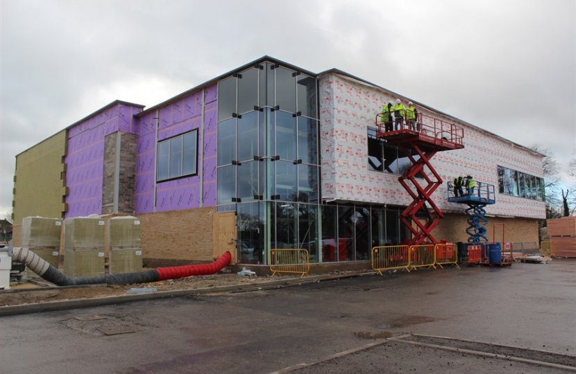 Market Rasen Leisure Centre prior to the current lockdown