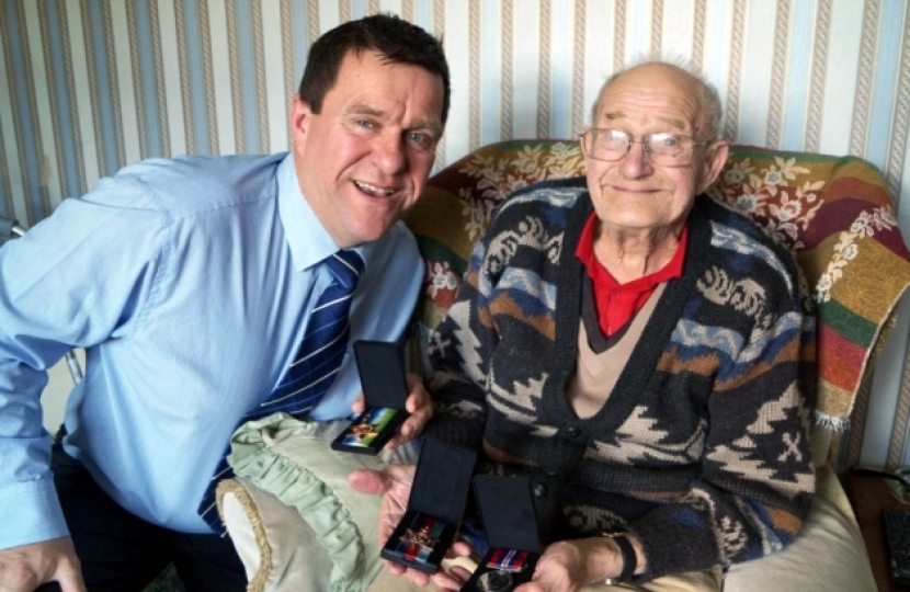 Mr. Cecil Codd with his Nephew Mr. Richard Codd (c) Market Rasen Mail