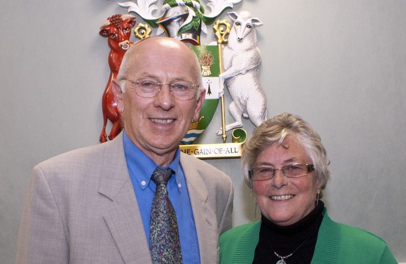 Cllr. Jeff Summer and Cllr. Mrs. Anne Welburn