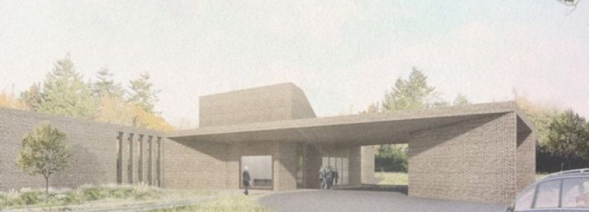 Artist's impression of West Lindsey's planned crematorium