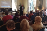 Sir Edward Leigh MP address the Day Conference at Hemswell Court