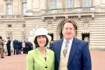 Cllr. Mrs. Jacke Brockway and Cllr. Giles McNeill at Buckingham Palace