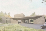 Artist's impression of West Lindsey's planned crematorium