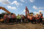 Ground Breaking ceremony in Saxilby