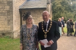 Chairman Cllr. Steve England and Chairman's Lady Mrs. Kathryn England