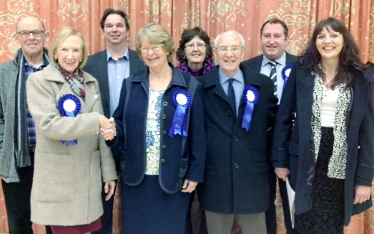 Pat Mewis' Campaign Team at the Count