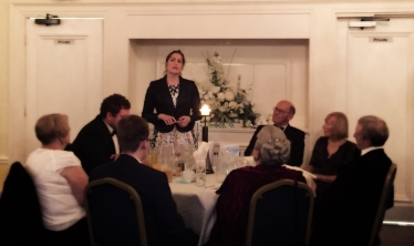 Victoria Atkins MP addresses the 2015 Constituency Dinner