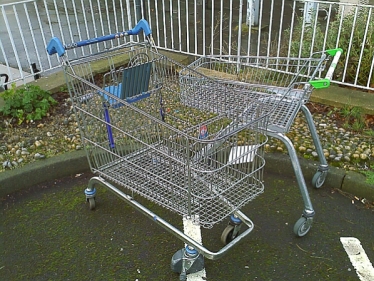 Abandoned trolleys