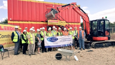 Turf Cutting Ceremony by LACE Housing in Nettleham