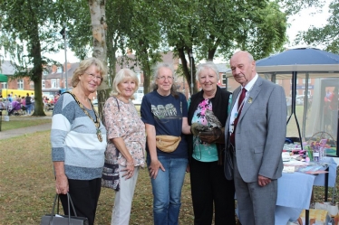 Pat Mewis, Judy Rainsforth (Lib Dem), Debbie Barker (LCC), Sheiila Bibb and Steve England