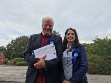 Sir Edward Leigh MP and Cllr. Jane Ellis