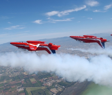 Red Arrows by Elpidoforos Papanikolopoulos