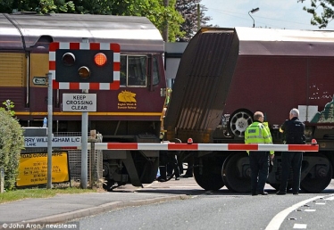 The Railway Crossing on  Croft Street, Cherry Willingham