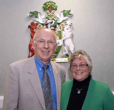 Cllr. Jeff Summer and Cllr. Mrs. Anne Welburn